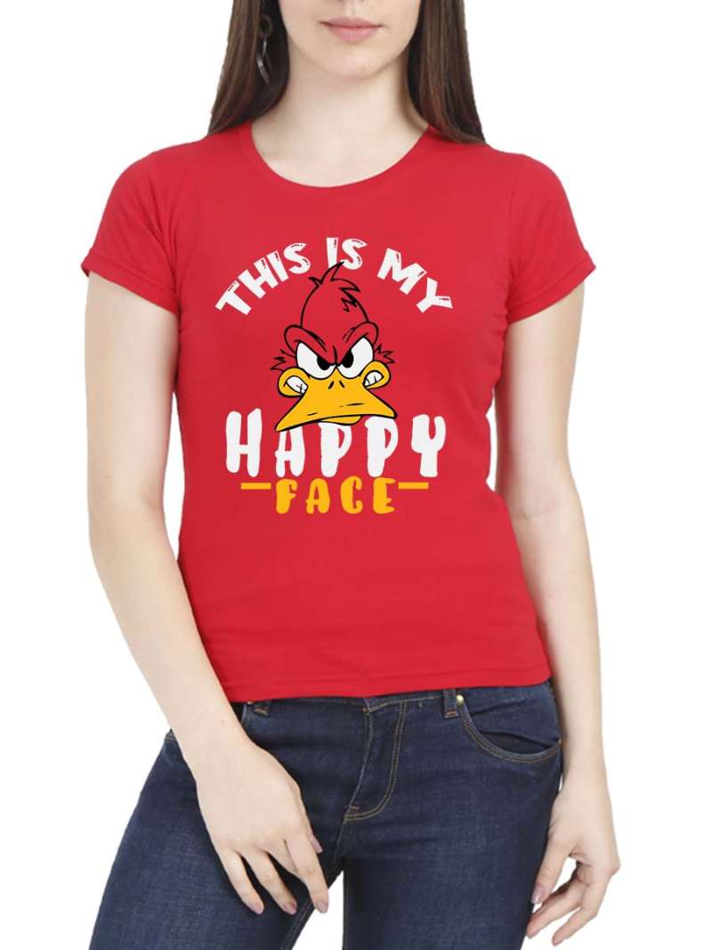 This Is My Happy Face Fun T-Shirt