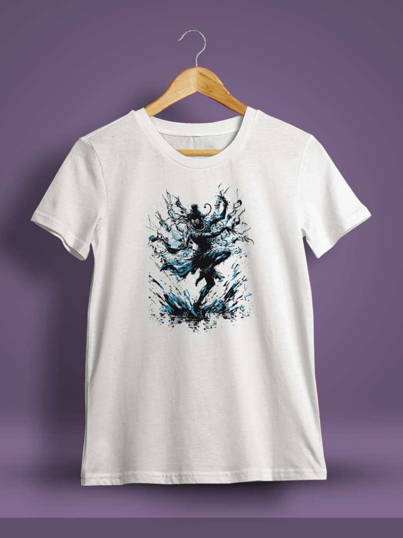Shiva Thandav Printed T-Shirt For Men - Half sleeve