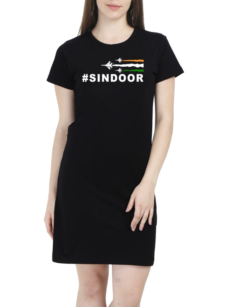 Sindoor T-Shirt Dress For Women